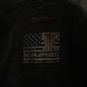 Black biker jacket